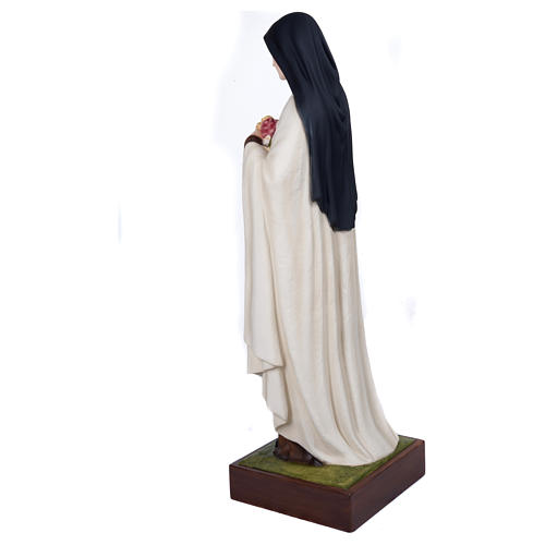 Statue of St. Theresa in fibreglass 100 cm for EXTERNAL USE 9