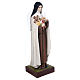 Statue of St. Theresa in fibreglass 100 cm for EXTERNAL USE s6