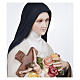 Statue of St. Theresa in fibreglass 100 cm for EXTERNAL USE s7