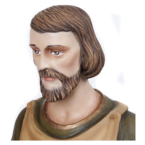 Statue of St. Joseph the Woodworker in fibreglass 80 cm for EXTERNAL USE 4