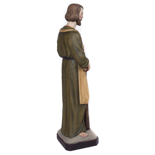 Statue of St. Joseph the Woodworker in fibreglass 80 cm for EXTERNAL USE 6