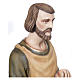 Statue of St. Joseph the Woodworker in fibreglass 80 cm for EXTERNAL USE s3