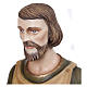 Statue of St. Joseph the Woodworker in fibreglass 80 cm for EXTERNAL USE s4
