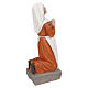Statue Heilige Bernadette 50cm Fiberglas AUSSENGEBRAUCH s6