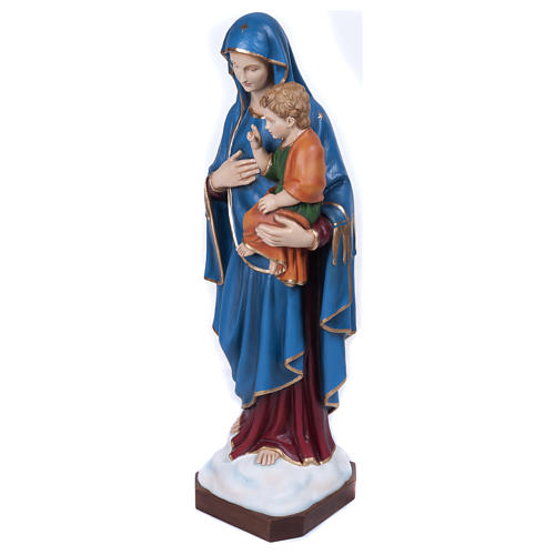 Statue Vierge de la Consolation fibre de verre de 80 cm POUR EXTÉRIEUR 4