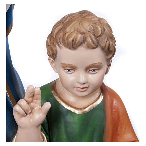 Statue Vierge de la Consolation fibre de verre de 80 cm POUR EXTÉRIEUR 6