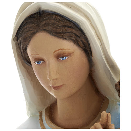 Statue of the Virgin Mary with Baby Jesus in fibreglass 60 cm for EXTERNAL USE 4