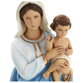 Estatua Virgen con Niño 60 cm fiberglass PARA EXTERIOR