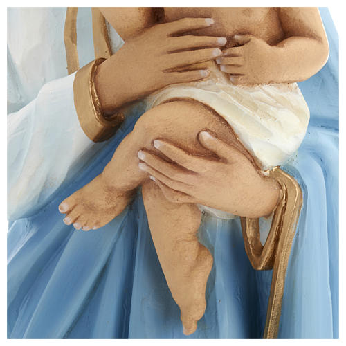 Estatua Virgen con Niño 60 cm fiberglass PARA EXTERIOR 8