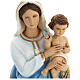Statue Vierge à l'Enfant 60 cm fibre de verre POUR EXTÉRIEUR s2