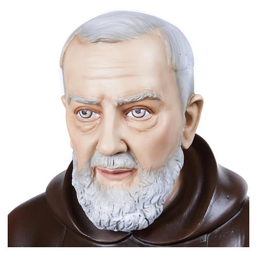 Statue of Padre Pio in fibreglass 110 cm for EXTERNAL USE 2