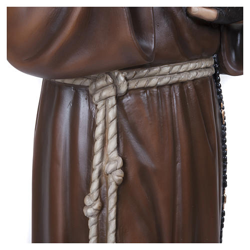 Statue of Padre Pio in fibreglass 110 cm for EXTERNAL USE 8