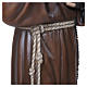 Statue Père Pio fibre de verre 110 cm POUR EXTÉRIEUR s8
