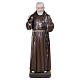 Statua Padre Pio 110 cm vetroresina PER ESTERNO s1