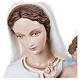 Statue of the Virgin Mary with Baby Jesus in fibreglass 100 cm for EXTERNAL USE s4