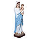 Statue of the Virgin Mary with Baby Jesus in fibreglass 100 cm for EXTERNAL USE s6