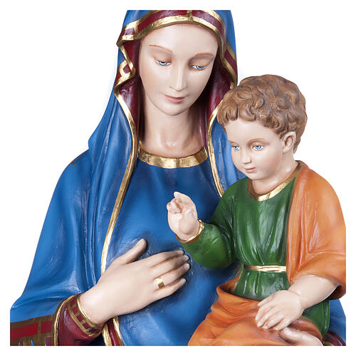 Statue of Our Lady of Consolation in fibreglass 130 cm for EXTERNAL USE 2