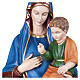 Statue of Our Lady of Consolation in fibreglass 130 cm for EXTERNAL USE s2