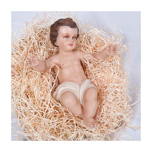 Statue of Baby Jesus in fibreglass 40 cm for EXTERNAL USE 2