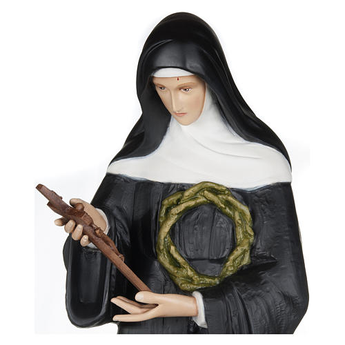Saint Rita of Cascia Fiberglass Statue 100 cm FOR OUTDOORS 2