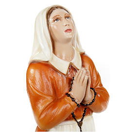 St Bernadette Statue in Fiberglass 35 cm FOR OUTDOORS