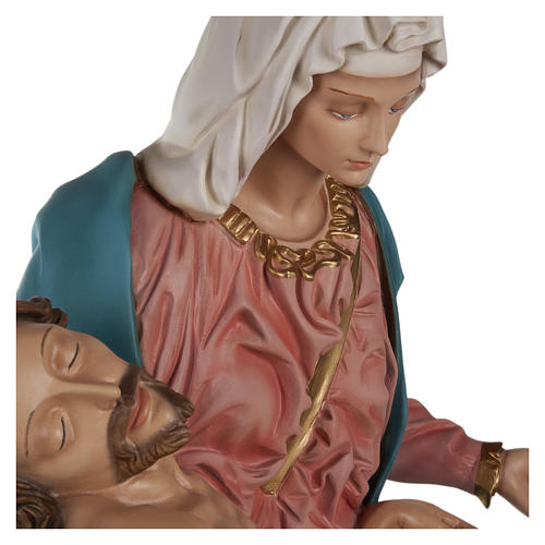 Statue Pietà vom Michelangelo 100cm Fiberglas AUSSENGEBRAUCH 12