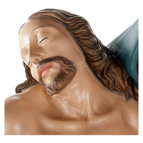 Statue of Michelangelo's Pietà in fibreglass 100 cm for EXTERNAL USE 6