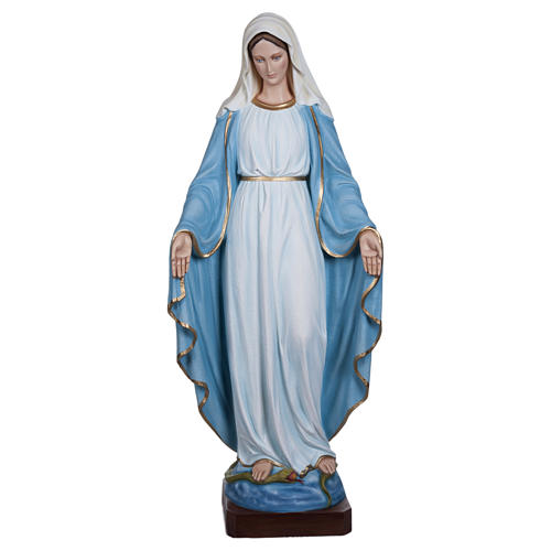 Statue of the Immaculate Virgin Mary in fibreglass 130 cm for EXTERNAL USE 1