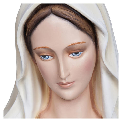 Statue of the Immaculate Virgin Mary in fibreglass 130 cm for EXTERNAL USE 2