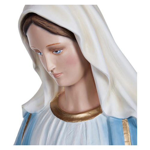 Statue of the Immaculate Virgin Mary in fibreglass 130 cm for EXTERNAL USE 5