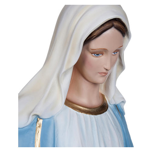 Statue of the Immaculate Virgin Mary in fibreglass 130 cm for EXTERNAL USE 9