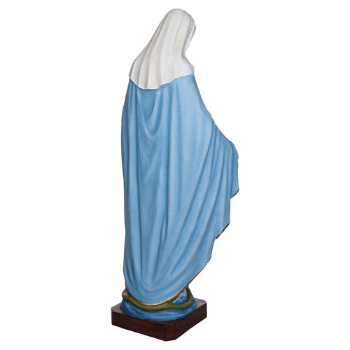 Statue of the Immaculate Virgin Mary in fibreglass 130 cm for EXTERNAL USE 11