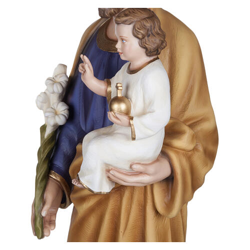 Figura Święty Józef z Dzieciątkiem włókno szklane 100 cm, NA ZEWNĄTRZ 3