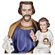 Figura Święty Józef z Dzieciątkiem włókno szklane 100 cm, NA ZEWNĄTRZ s2