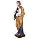 Saint Joseph with Child Jesus Blessing Statue in Fiberglass 100 cm FOR OUTDOORS s4