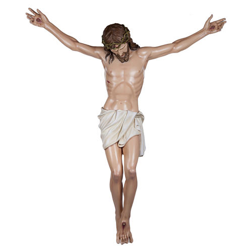 Statue of the Body of Christ in fibreglass 160 cm for EXTERNAL USE 1
