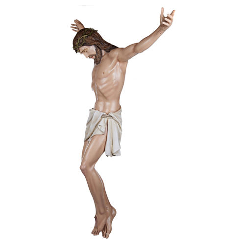 Statue of the Body of Christ in fibreglass 160 cm for EXTERNAL USE 3