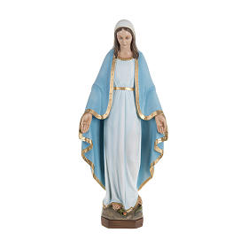 Statue of Our Lady of Miracles with sky blue cape in fibreglass 60 cm for EXTERNAL USE