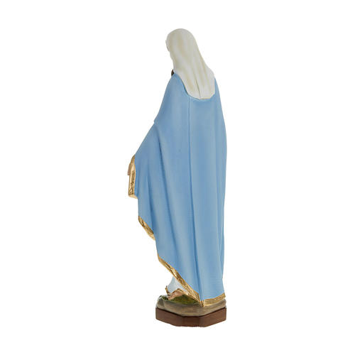 Statue of Our Lady of Miracles with sky blue cape in fibreglass 60 cm for EXTERNAL USE 8