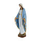 Statue of Our Lady of Miracles with sky blue cape in fibreglass 60 cm for EXTERNAL USE s3