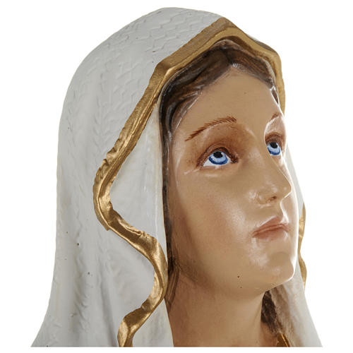 Estatua Virgen Lourdes 70 cm fiberglass PARA EXTERIOR 7