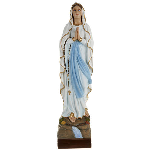 Statue Notre-Dame de Lourdes 70 cm fibre de verre POUR EXTÉRIEUR 1