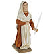 Statue of St. Bernadette in fibreglass 63 cm for EXTERNAL USE s1