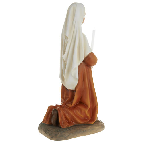 Statue Sainte Bernadette 63 cm fibre de verre POUR EXTÉRIEUR 7