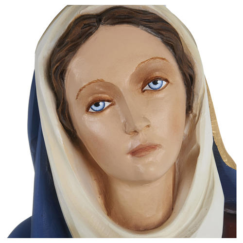 Statue of Our Lady of Sorrows with joined hands in fibreglass 80 cm for EXTERNAL USE 2