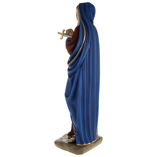 Statue of Our Lady of Sorrows with joined hands in fibreglass 80 cm for EXTERNAL USE 6