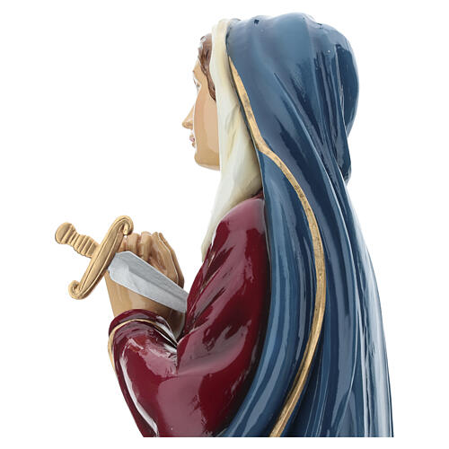 Estatua Virgen Dolorosa manos juntas 80 cm fiberglass PARA EXTERIOR 8