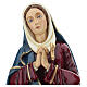 Estatua Virgen Dolorosa manos juntas 80 cm fiberglass PARA EXTERIOR s7
