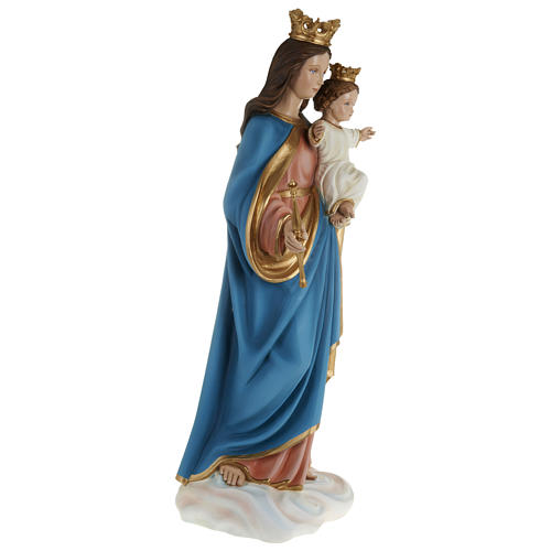 Statue of Our Lady of Help holding Baby Jesus in fibreglass 80 cm for EXTERNAL USE 8