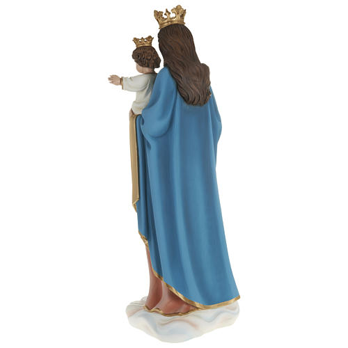Statue of Our Lady of Help holding Baby Jesus in fibreglass 80 cm for EXTERNAL USE 11
